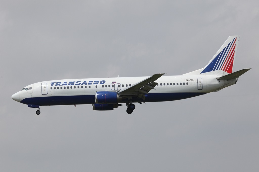 Transaero Boeing 737-400 aus Moskau