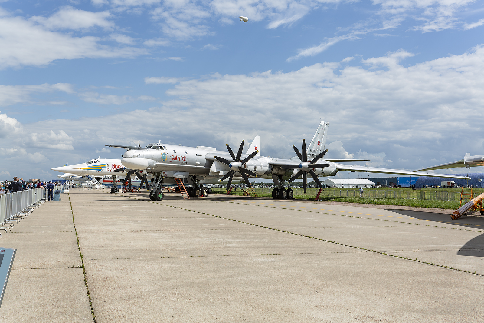 Noch aus den 1950´er Jahren stammt die Tupolev Tu-95
