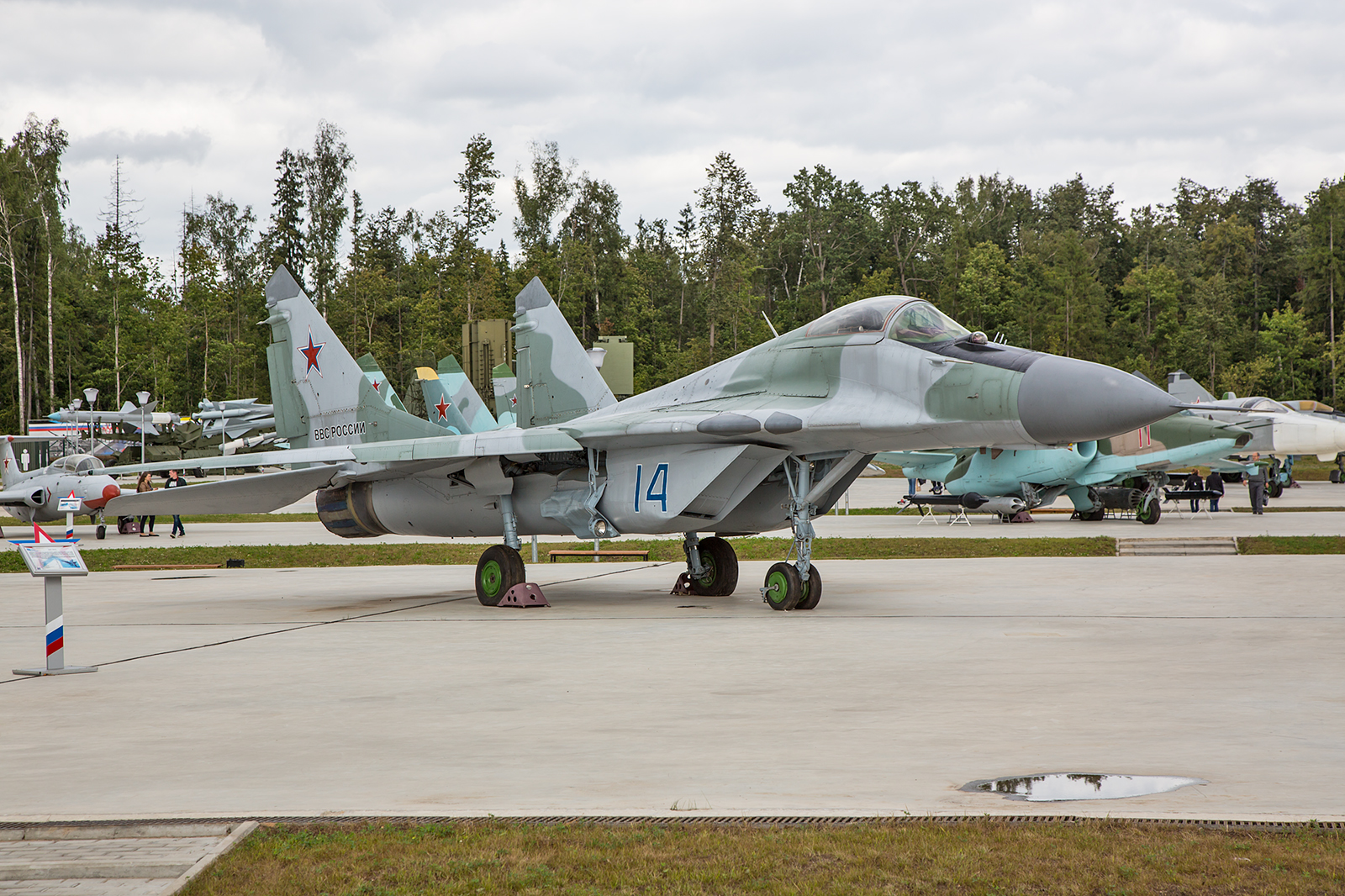 Die MiG-29A, in dieser Variante wurde sie auch 1989 in der NVA geflogen und kam mit der Wende zur Bundeswehr.