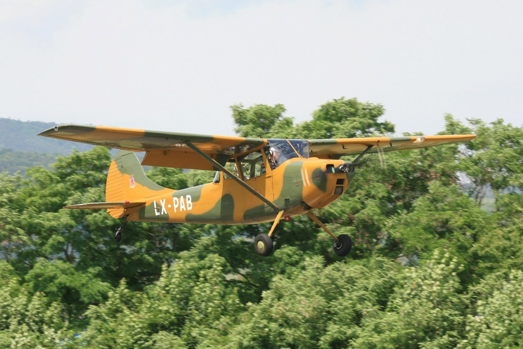 Eine Luxemburger Cessna 305C Bird Dog.