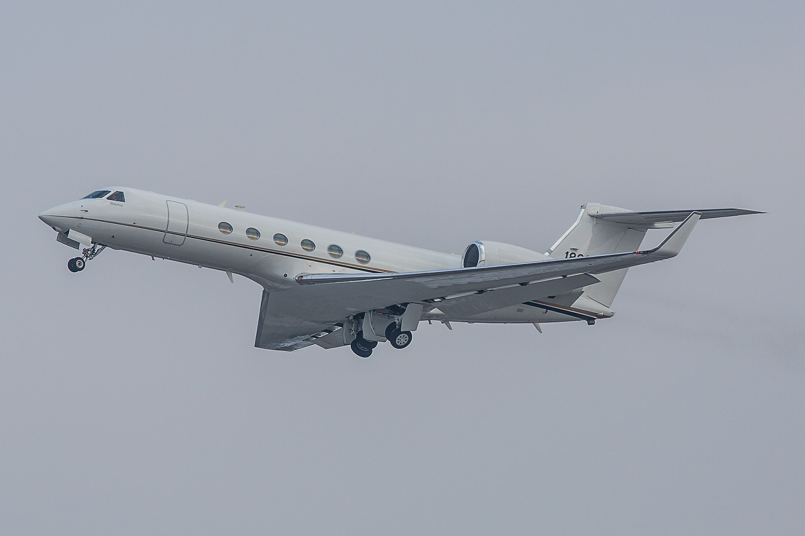 Diese Gulfstream C-37A Gulfstream V der US Army ist auf den Namen "Gettysburg" getauft.