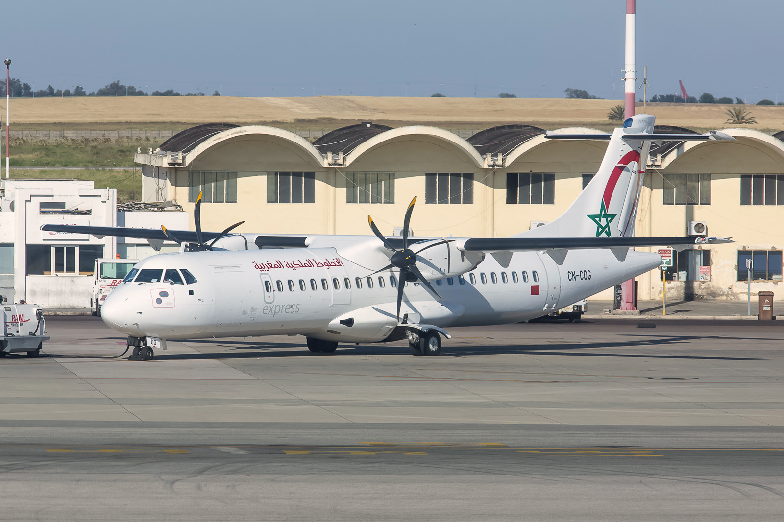 Meinen spontanen Inlandsflug von RAK nach CMN absolvierte ich in dieser ATR72-600