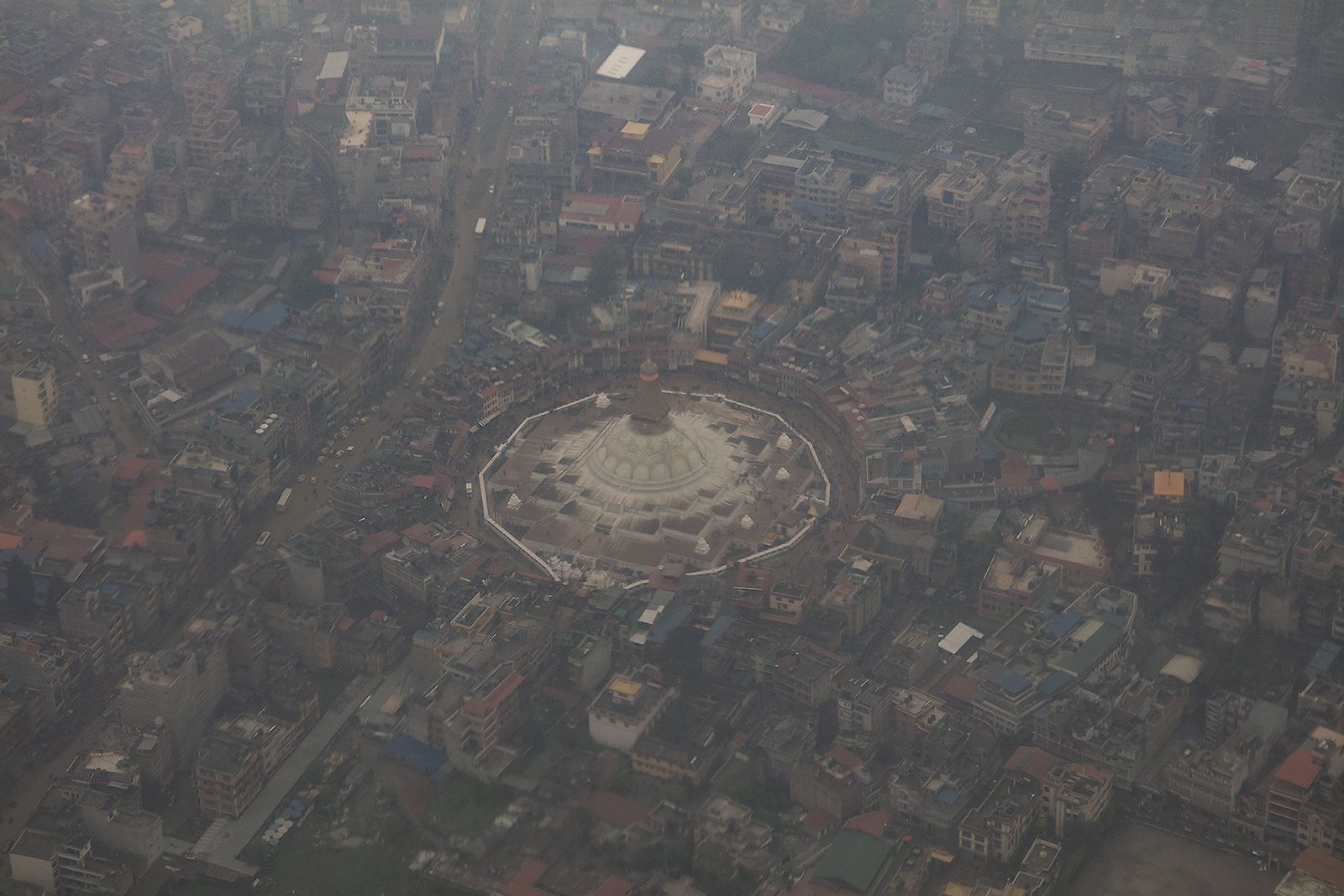 Das Boudhanath, einer der bedeutendsten buddhistischen Tempel.