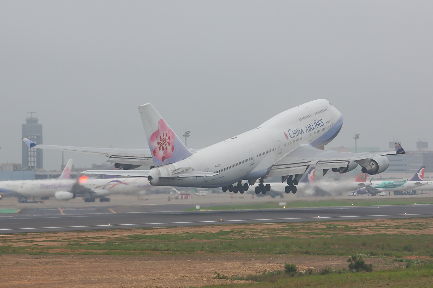 Noch sind einige Boeing 747 bei China Airlines im Einsatz,.....