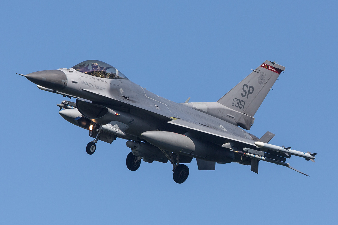 SPM 03.09.2015, 91-0351, F-16C, 52nd FW Spangdahlem (Deutschland)