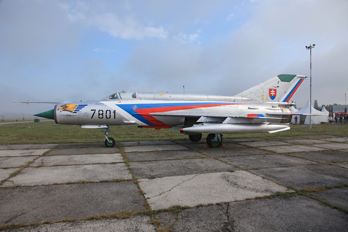 Eine der alten MIG-21MF