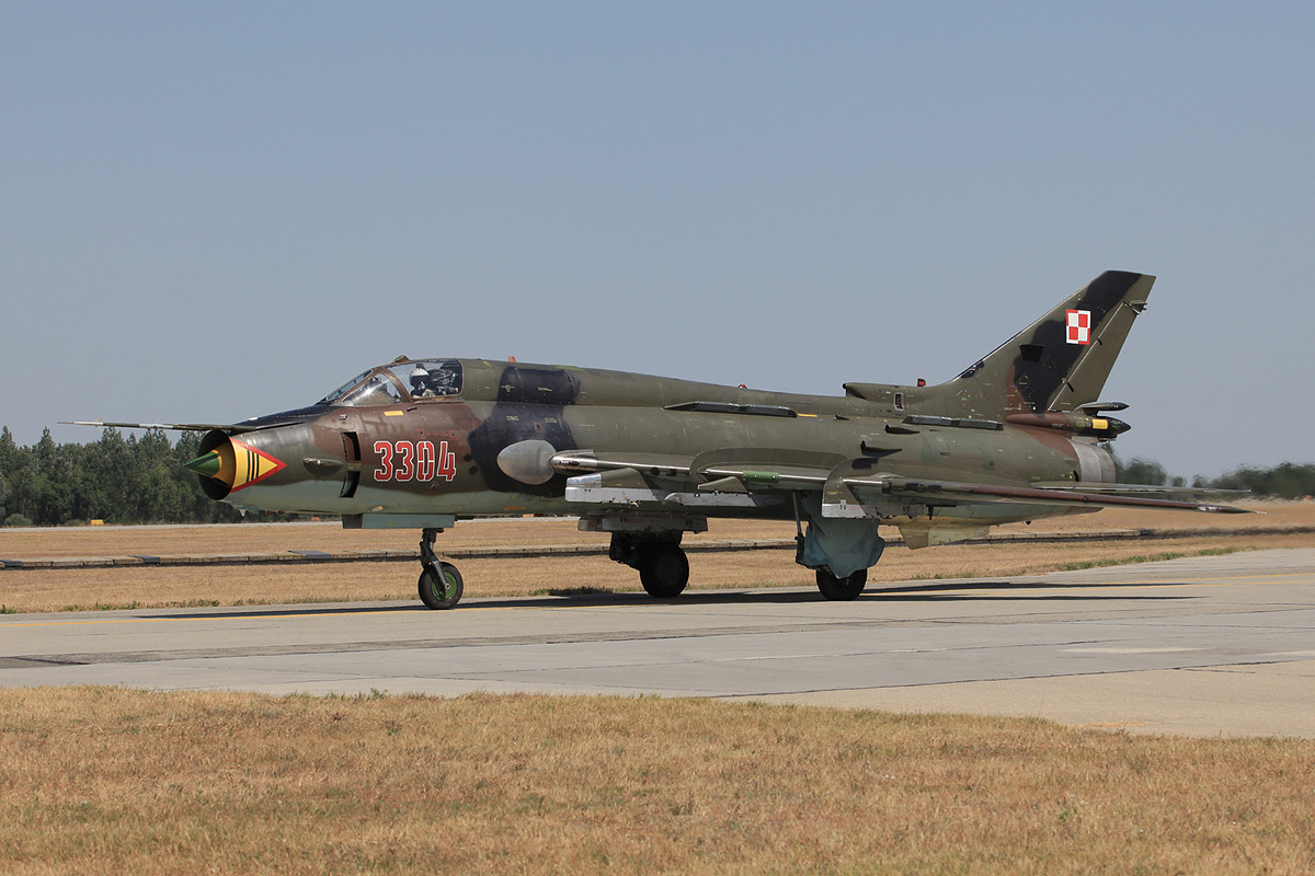 Eine Su-22M-4 aus Swidwin