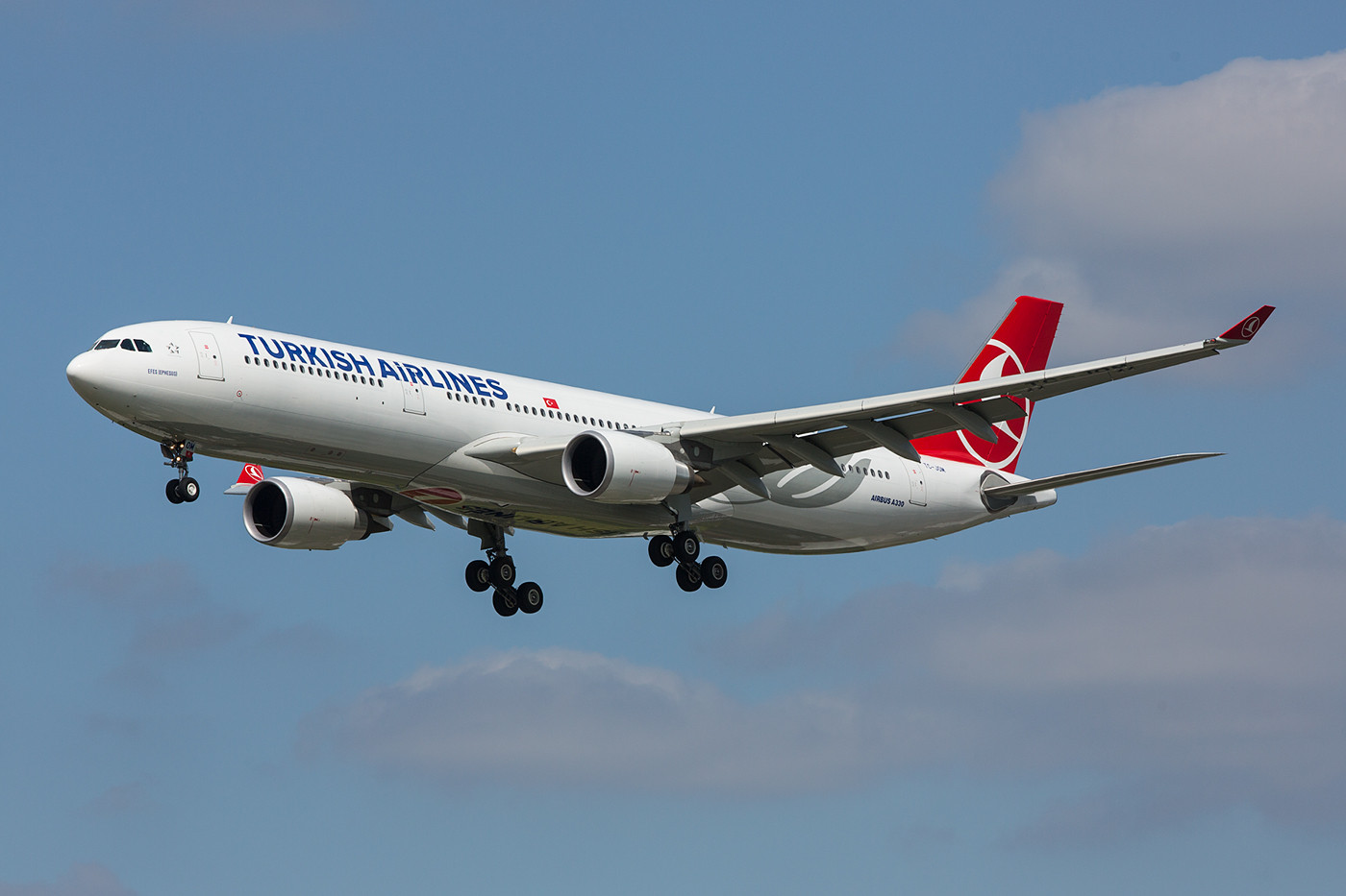 Turkish Airlines A 330 aus Istanbul.