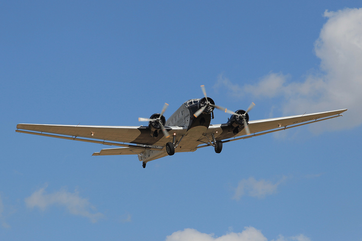 Die Ju-52 der Lufthansa.