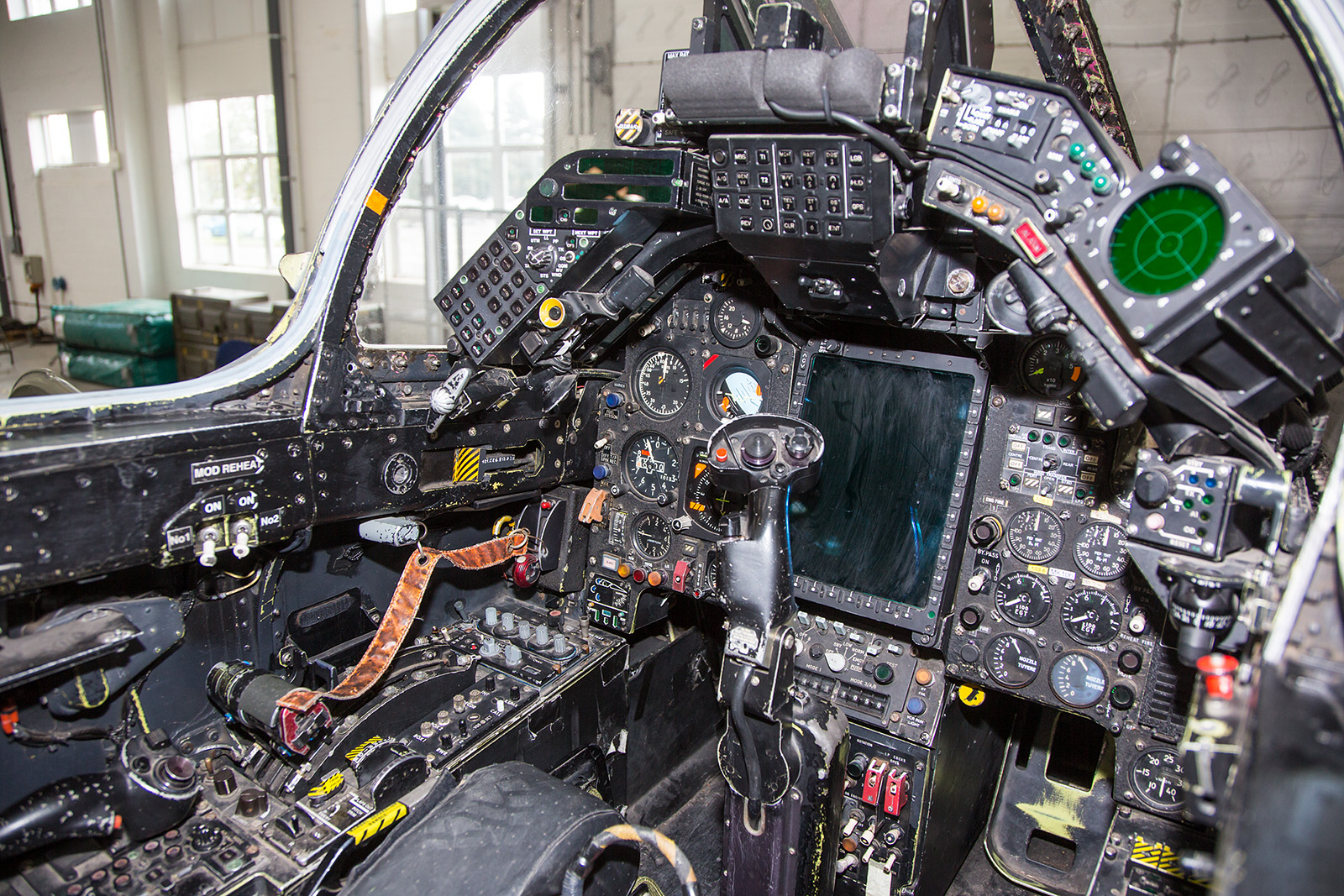 Das Cockpit des Jaguar Gr.3A