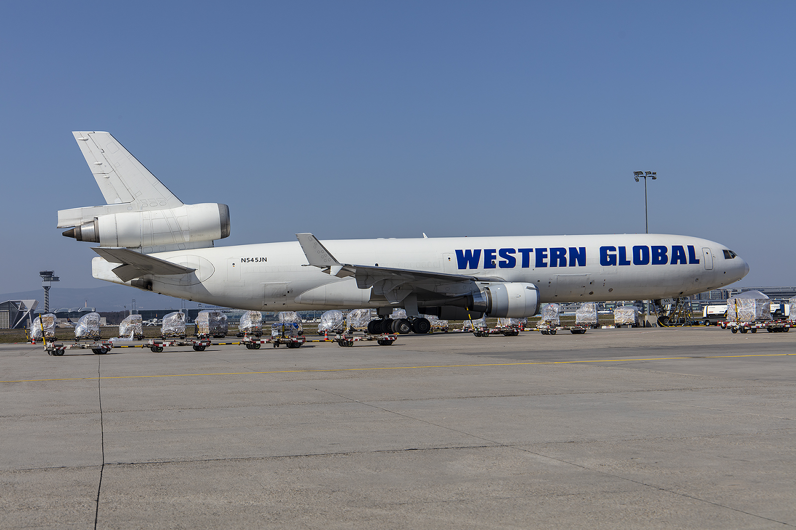 Western Global kam fast täglich mit seinen MD-11.