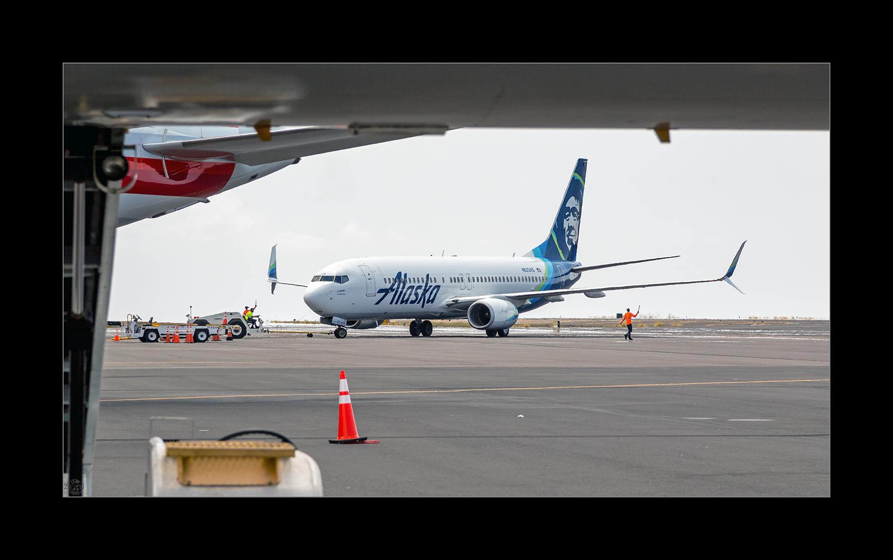 Boeing 737-890 von Alaska Airlines.