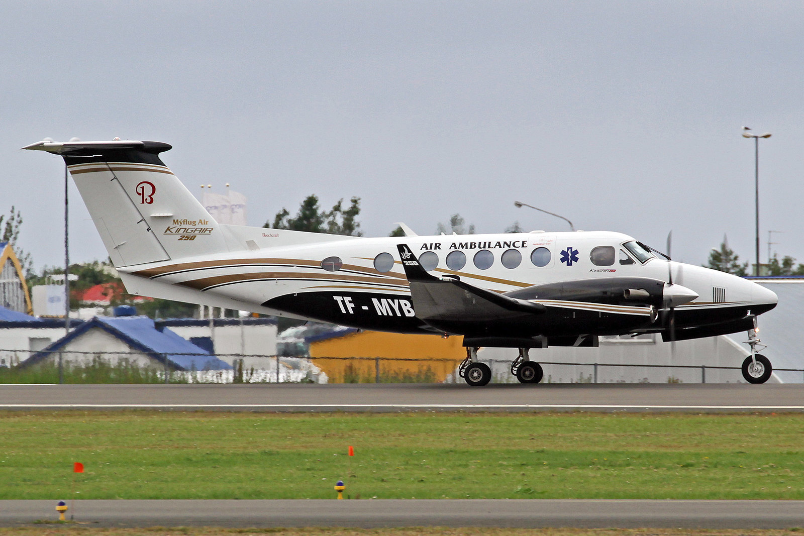 Mýflug Air Beechcraft B250 King Air TF-MYB, RKV, 10. August 2020