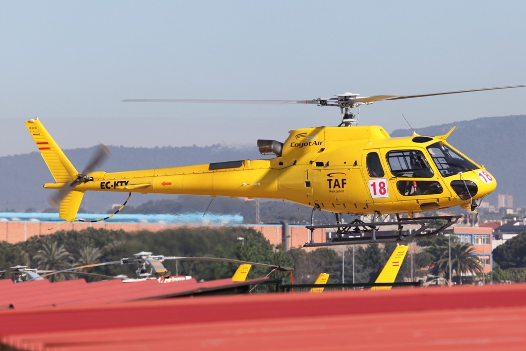 Die Hubschrauber dienten am Rennwochenende als VIP-Shuttle.