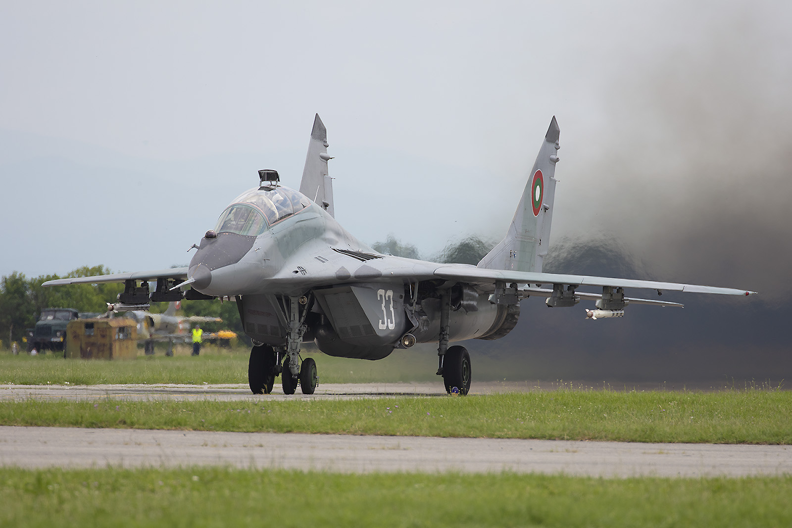 Einer der Stars am Himmel seit drei Jahrzehnten, die MiG-29 Fulcrum.