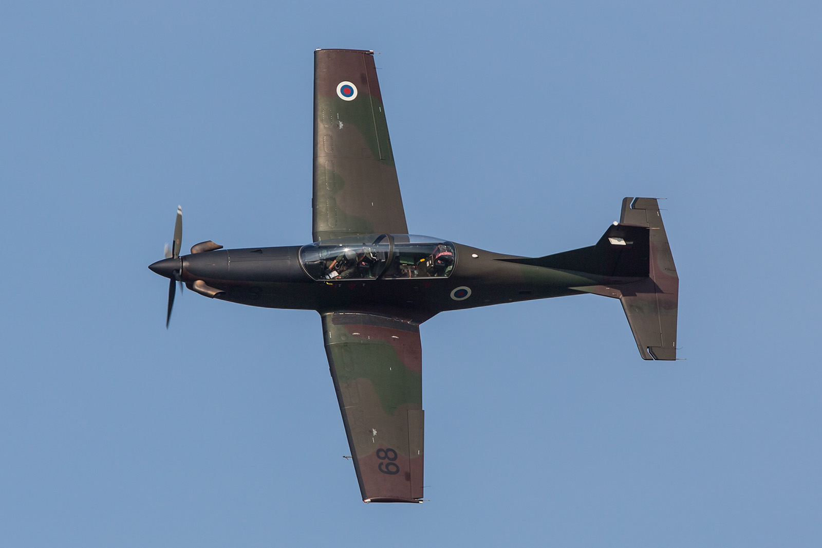 Auch in Ostrava gab es die PC-9 der Slowenischen Luftwaffe.