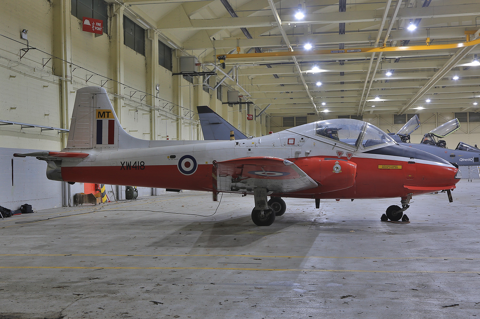 Die BAC Jet Provost war bis 1993 als Trainer in der RAF aktiv.