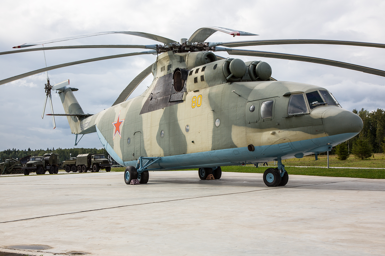 Der Transporthubschrauber Mil Mi-26.