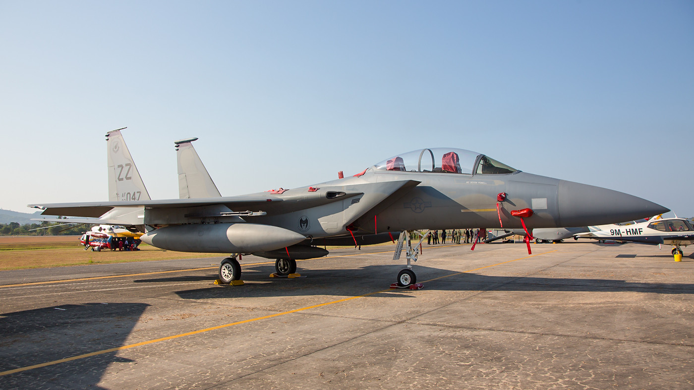 Boeing F-15D der 678th FS aus Kadena auf Okinawa.