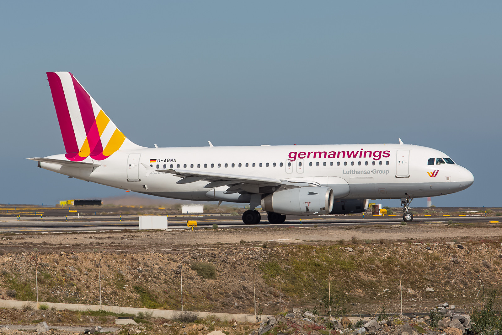 Seit 2006 fliegt die D-AGWA, ein Airbus 319-132, schon bei Germanwings.