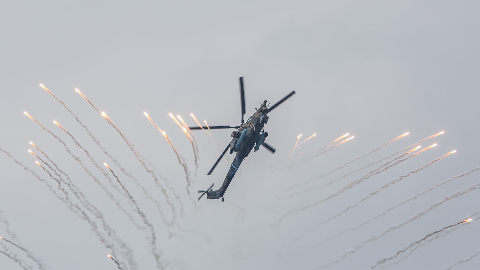 Auch die "Berkuts" verwenden Flares.