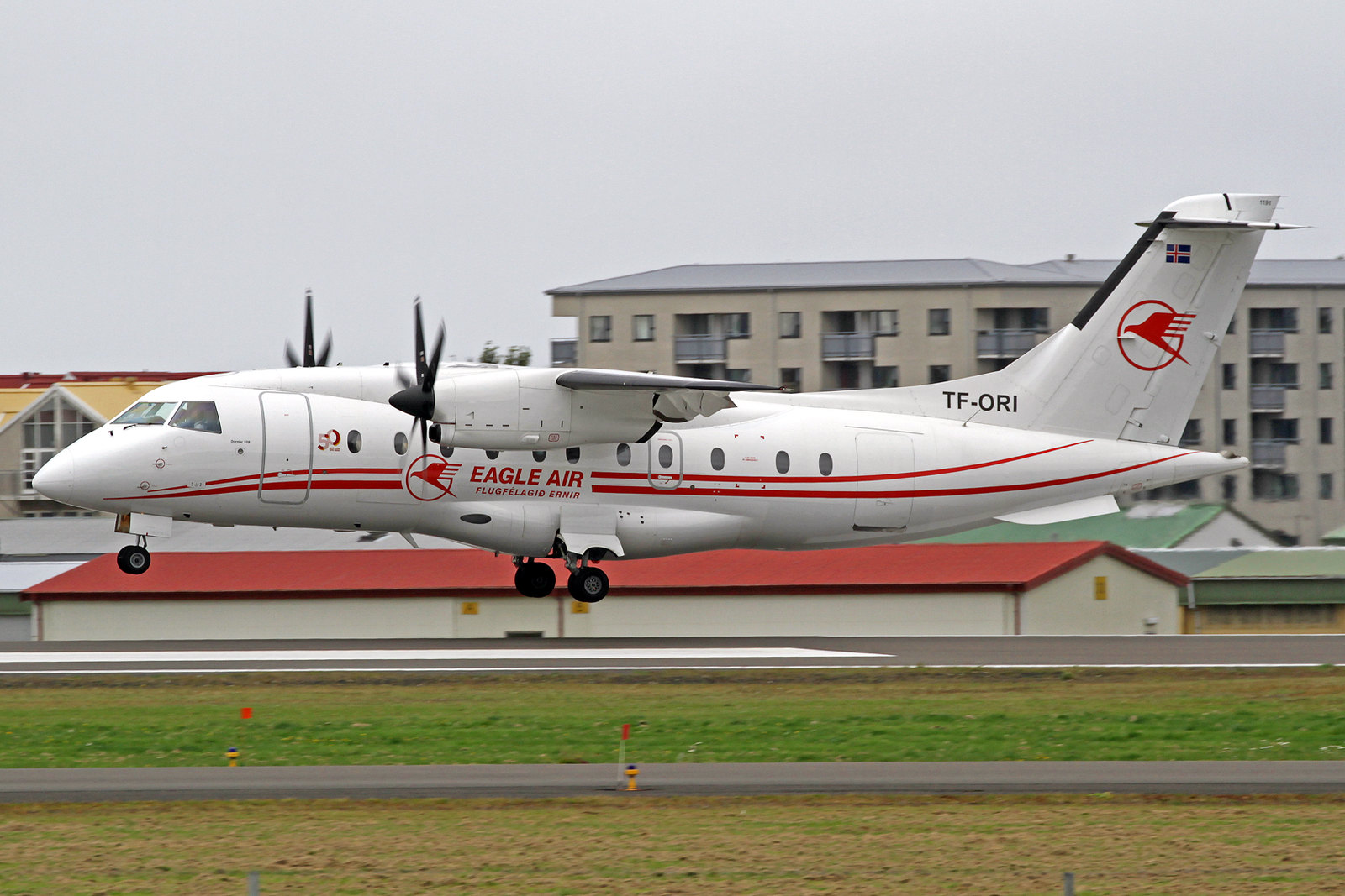 Eagle Air (Flugfélagið Ernir) Dornier 328-110 TF-ORI, RKV 10. August 2020.