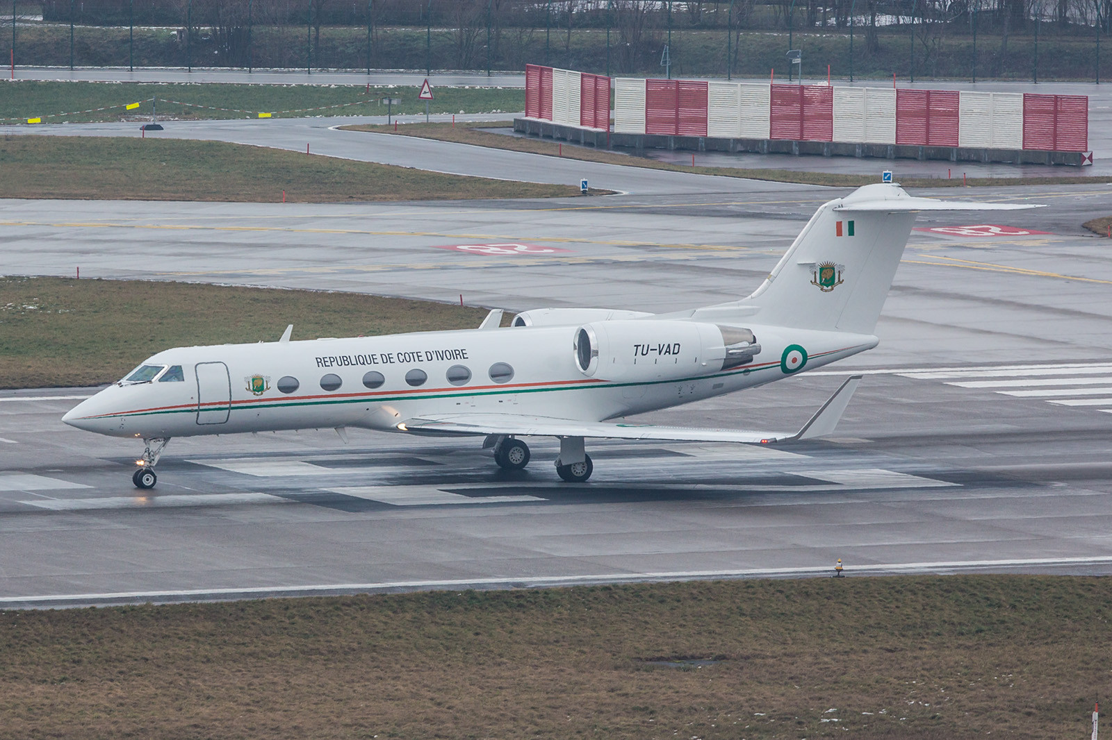 TU-VAD, Gulfstream IV von der Elfenbeinküste.