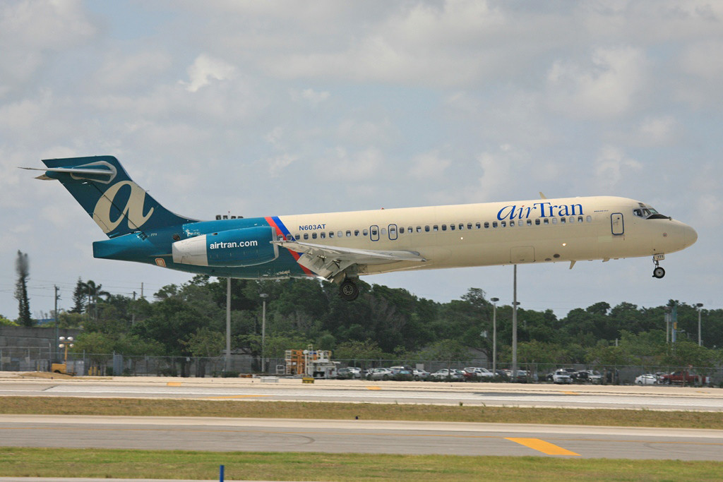 Airtran ist weltweit der größte Betreiber der Boeing 717, die aber zu Southwest wechseln sollen.