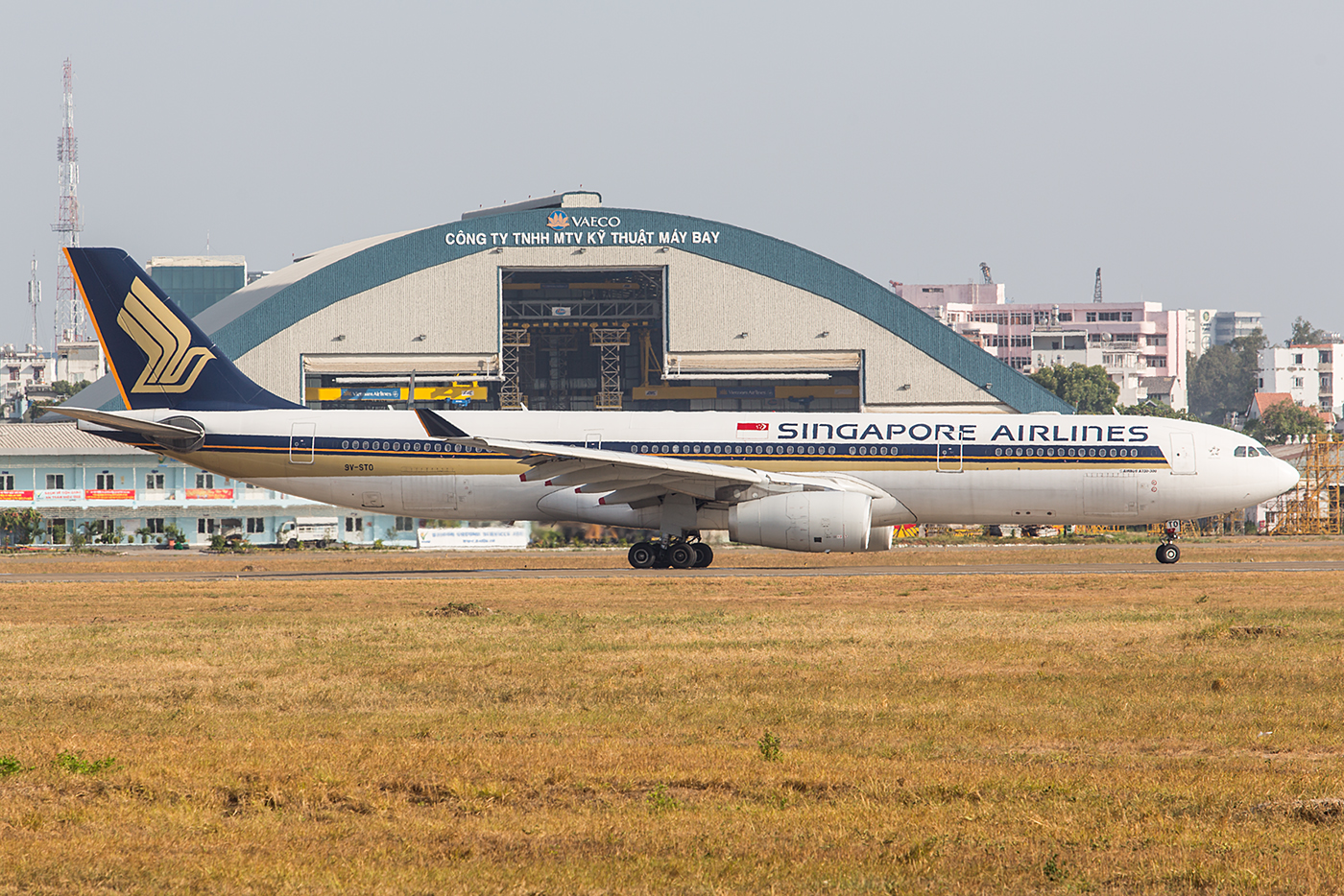 Die A330 sind die kleinsten Maschinen in der Flotte der Singapore Airlines.