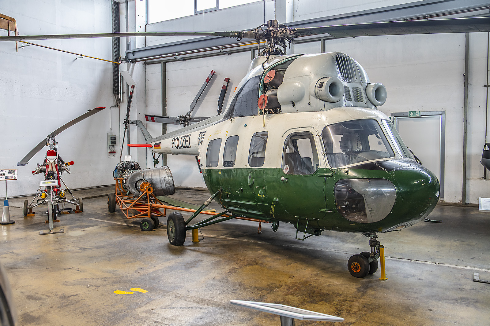 Wernigerode - Mil Mi-2U der ehemaligen Volkspolizei.