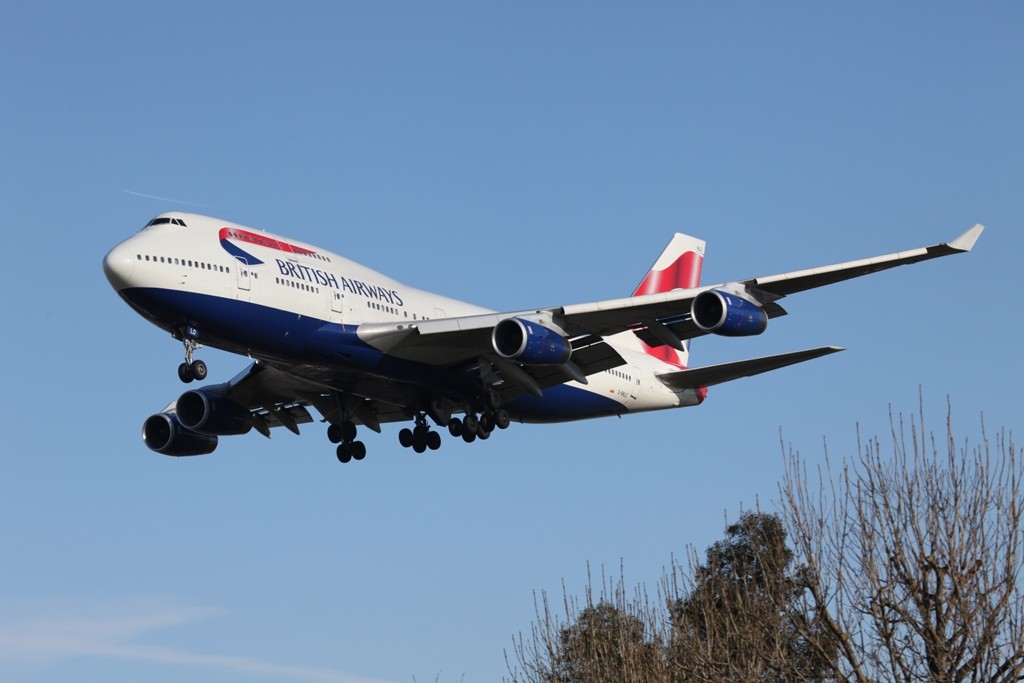 Boeing 747-400 der British Airways....