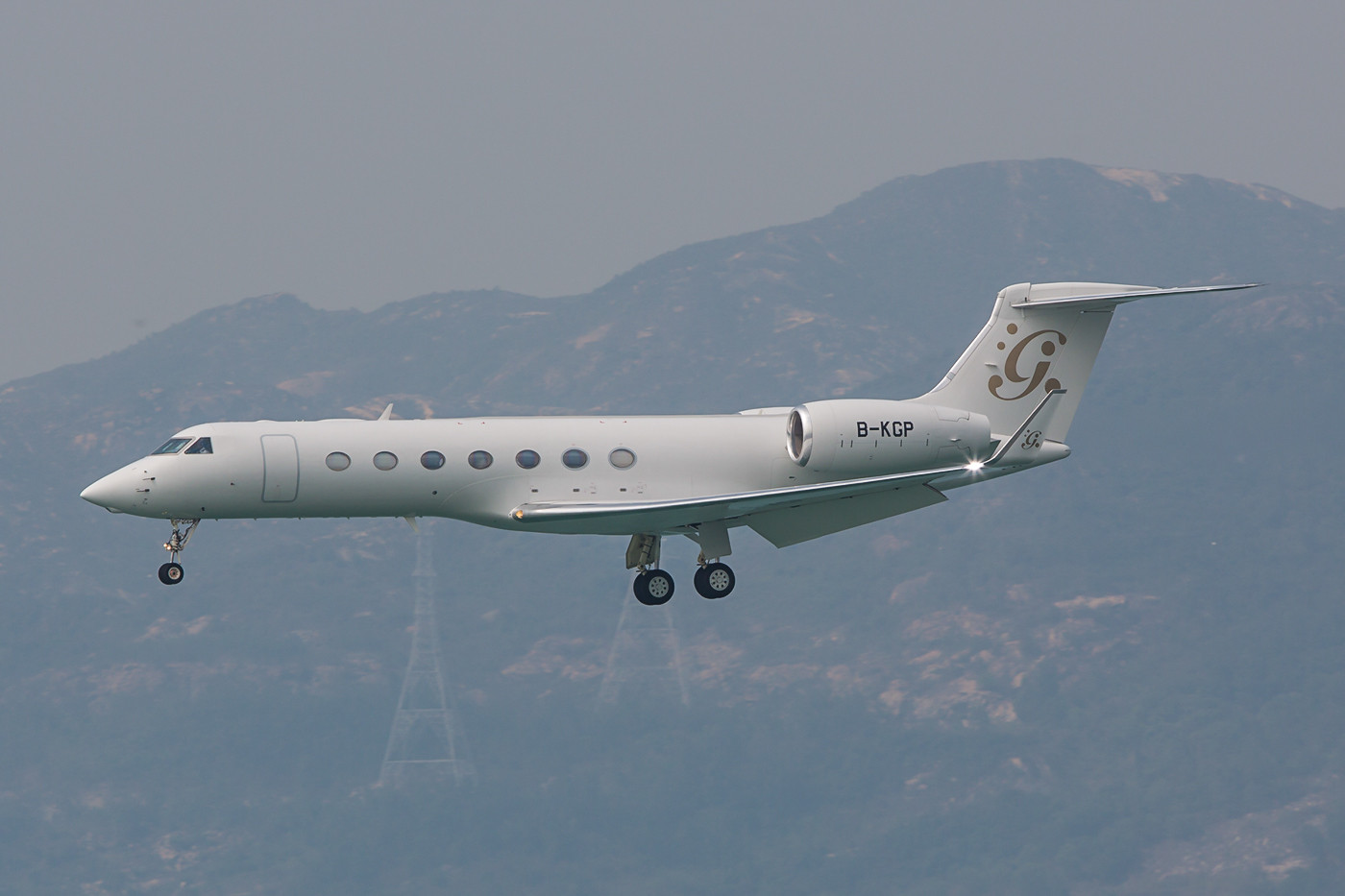 Gulfstream 550, die Businessjets in Hongkong sind im Durchschnitt größer als in Europa.