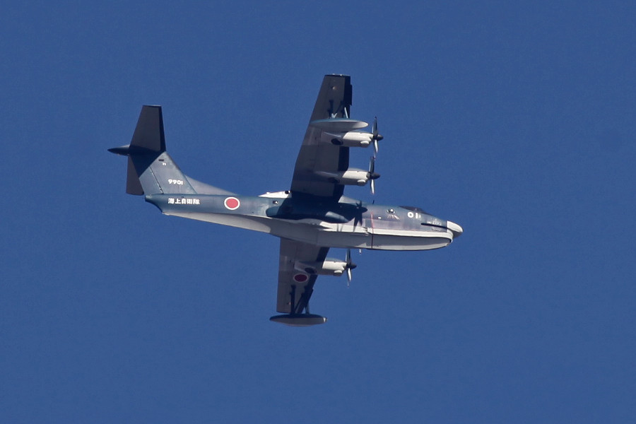 Überflug aus Atsugi, die 9901 eine US-2.