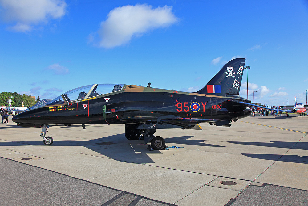 XX318, ein BAe Hawk der No. 100 Sqn aus RAF Leeming.