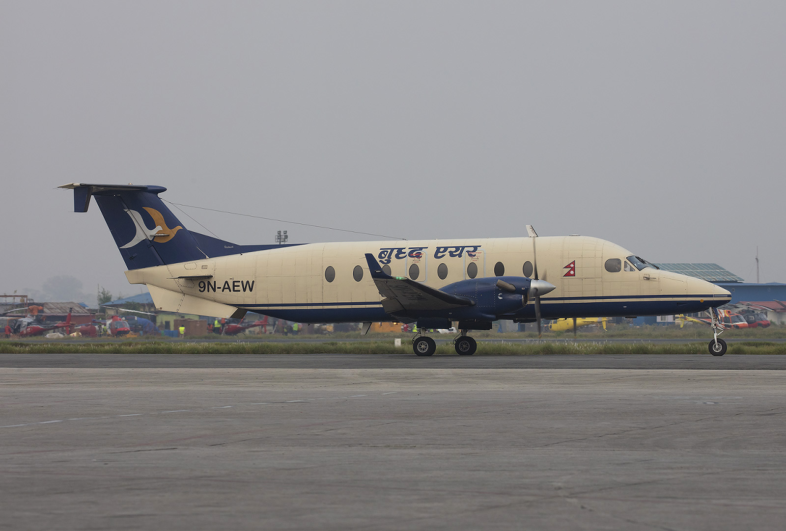 Beech 1900D der Buddha Air. 