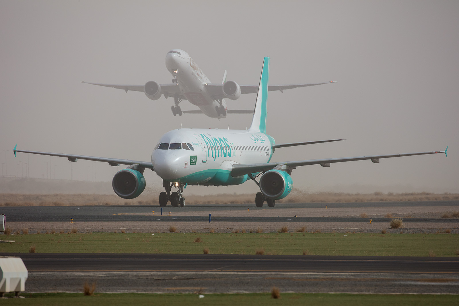 Airbus A320 der FlyNAS aus Saudi Arabien.