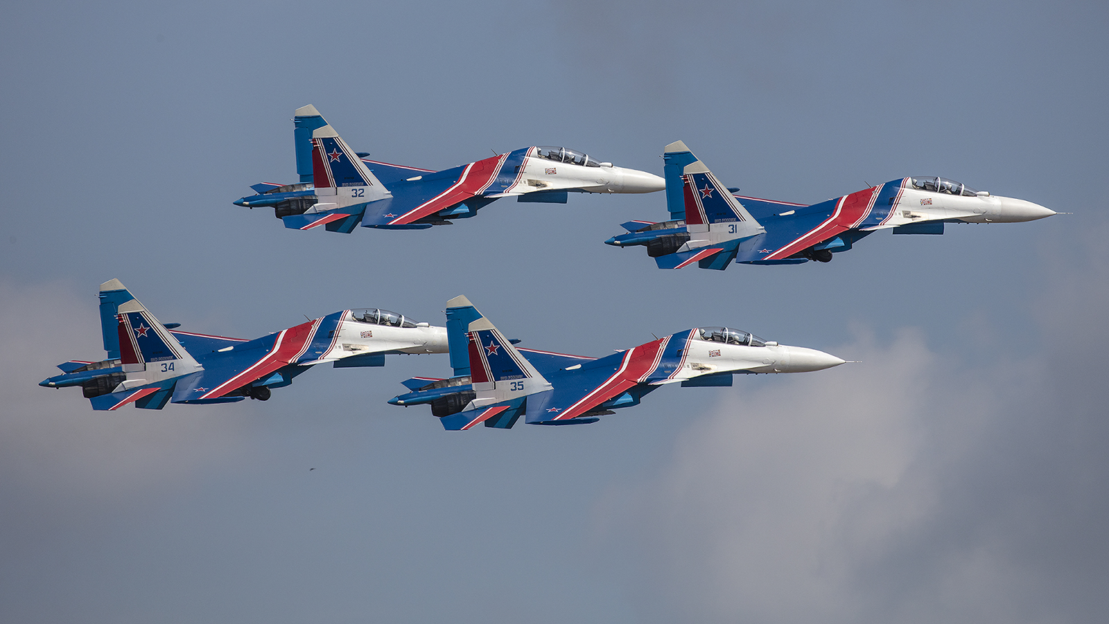 Die "Russian Knichts" in Formation.