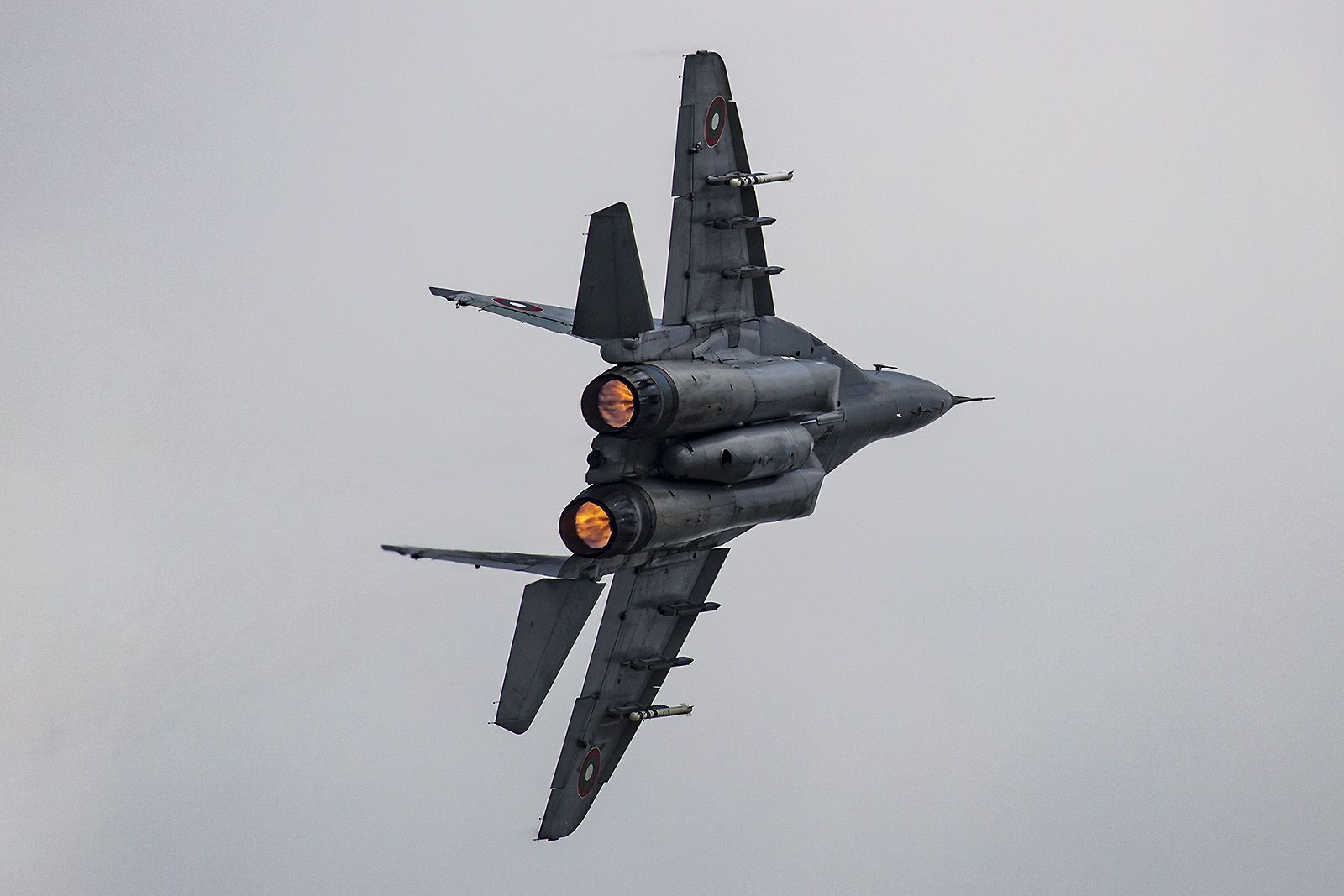 Die MiG-29 wird von zwei Klimov RD-33 angestrieben.