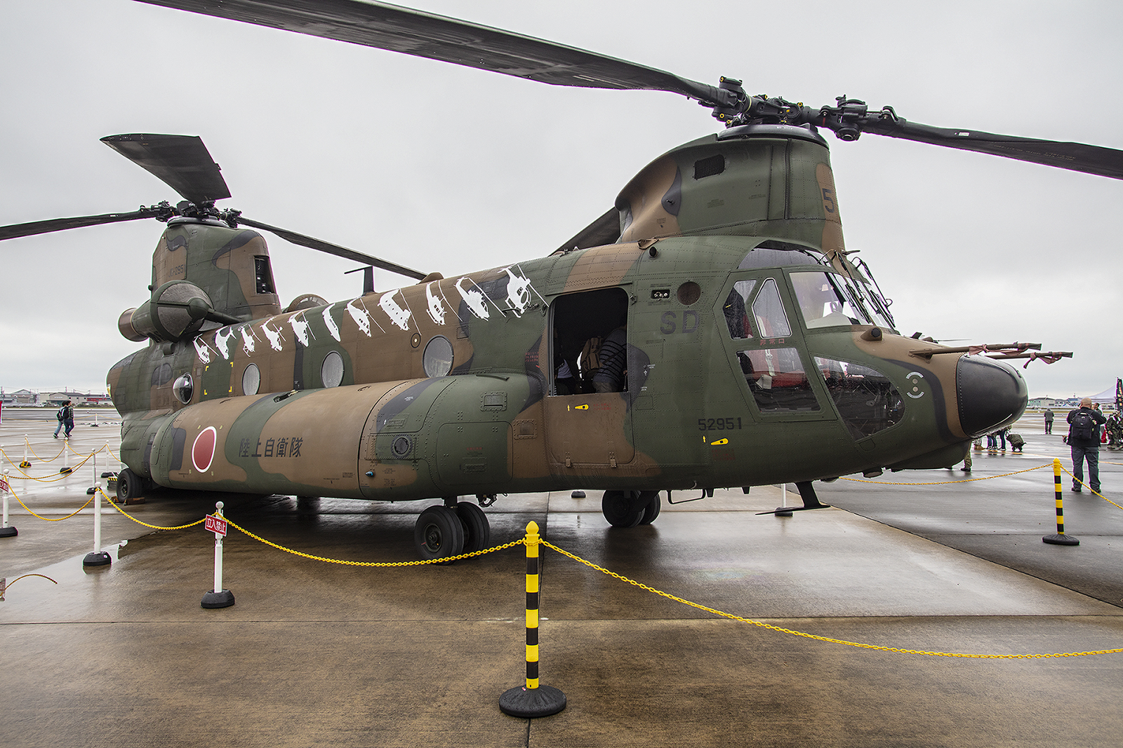 Die CH-47 im Static Display