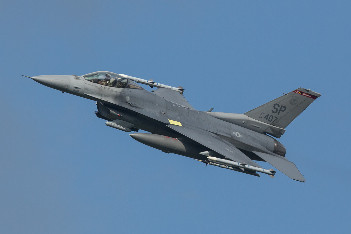 SPM 03.09.2015; 91-0407, F-16C, 52nd FW Spangdahlem (Deutschland)