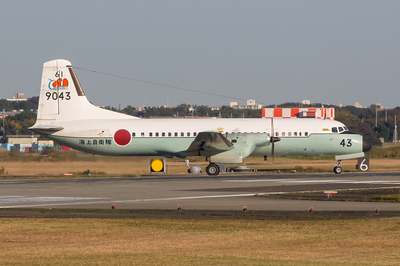 Kurz vor dem ausmustern habe ich sie noch bekommen, YS-11 der japanischen Marine.