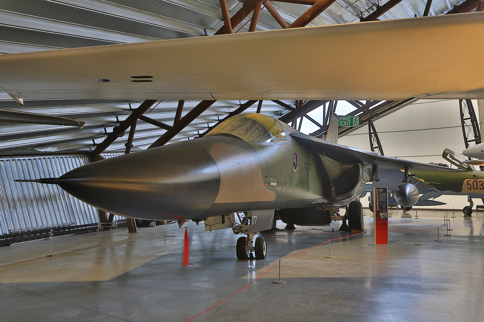 Der Vorgänger der F-15 in RAF Lakenheath war die General Dynamics F-111.