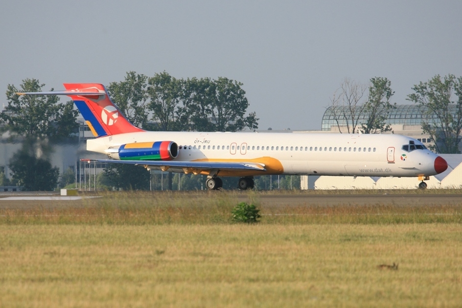 MD-87 der Danish Air Transport.