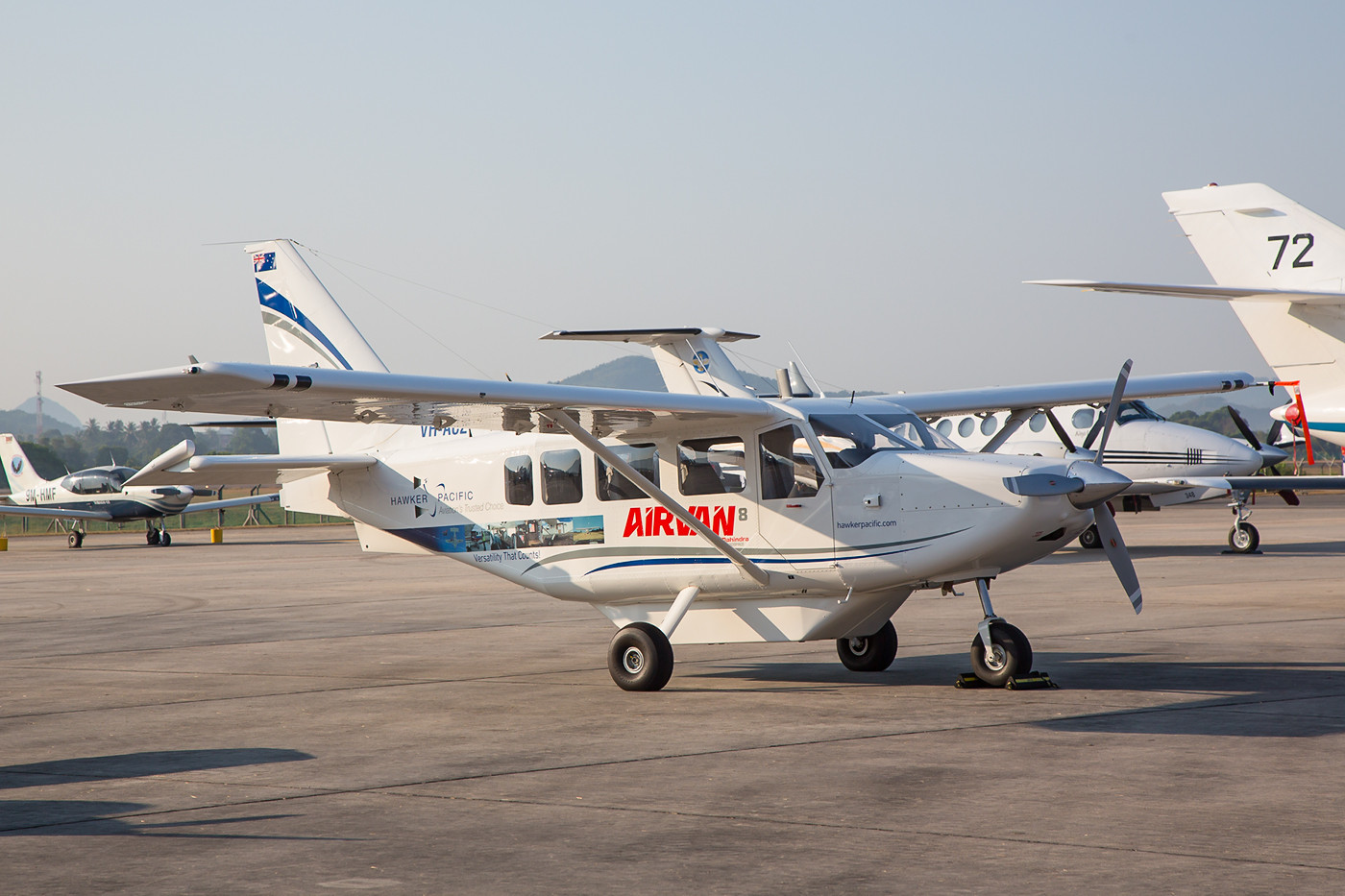 Gipsland GA-8 aus Australien, wo der Typ u.a. beim Flyind Doctor Service Verwendung findet.