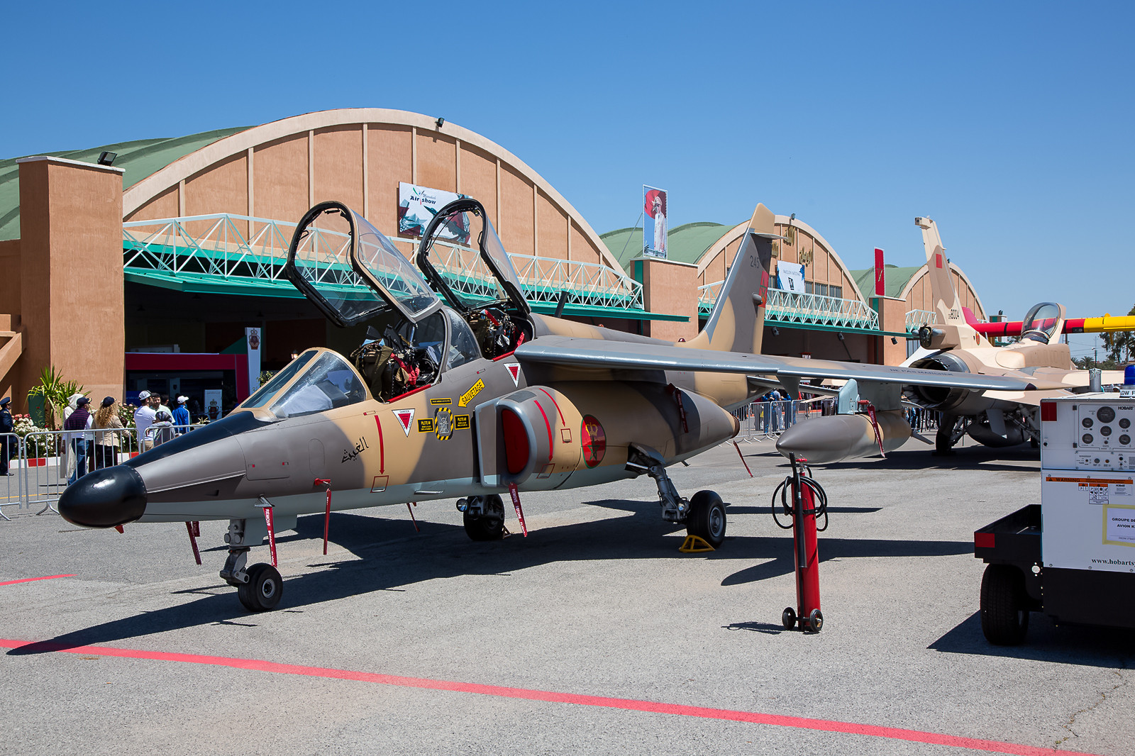 Alpha Jet H wie er in der Kampfpilotenschule in Meknes zum Einsatz kommt.