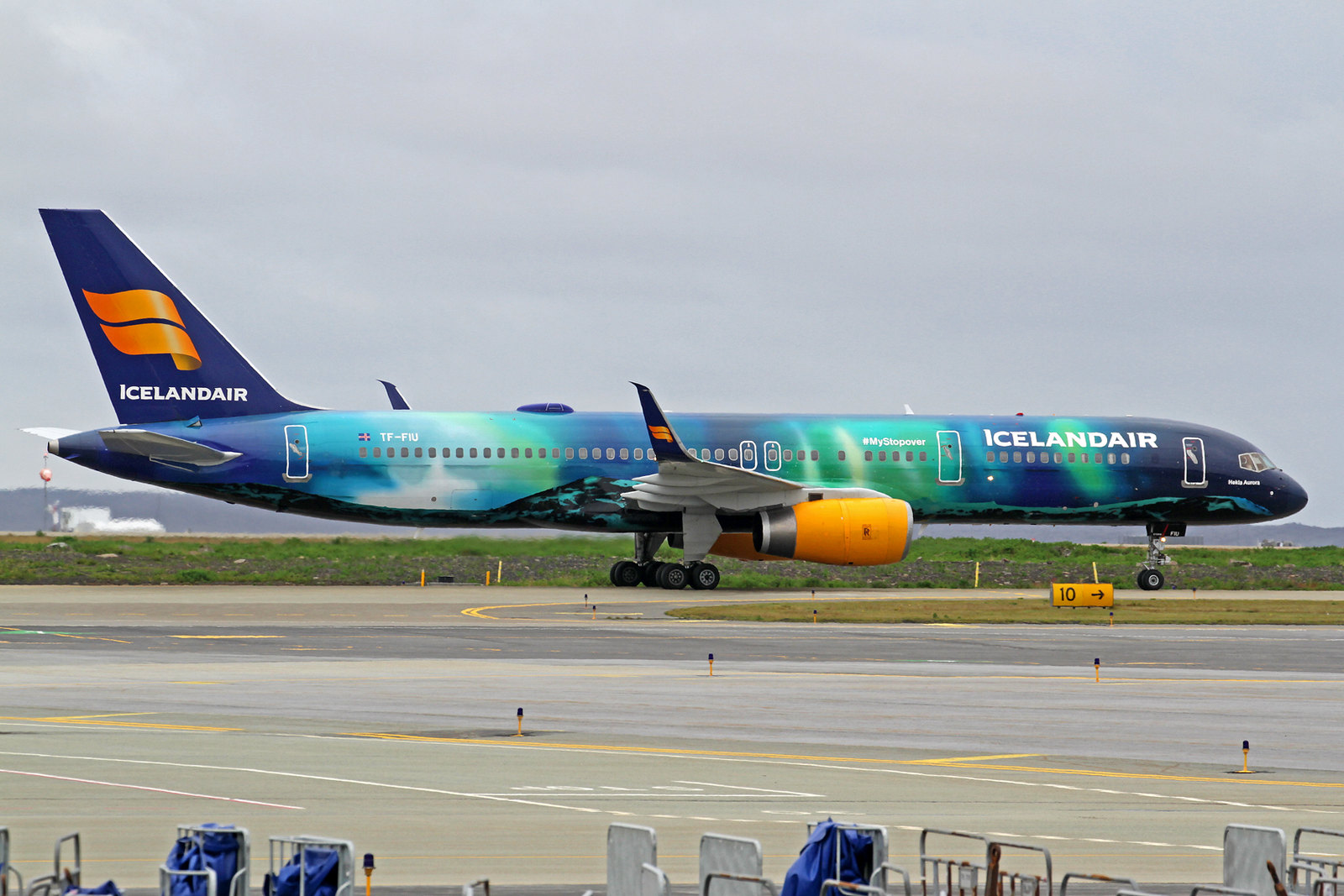 Icelandair Boeing 757-256(ET) TF-FIU "Hekla Aurora", KEF, 12. August 2020