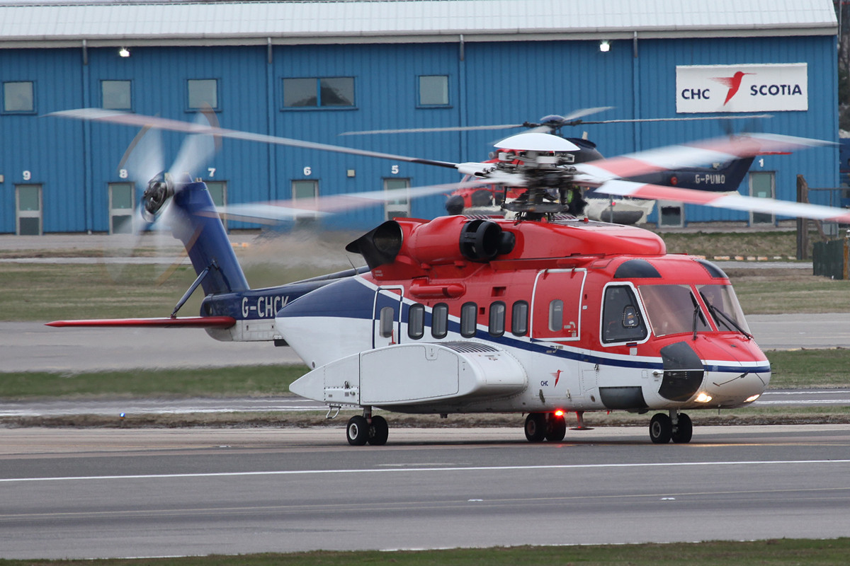 Auch CHC nutzt die größte Maschine von Sikorsky.