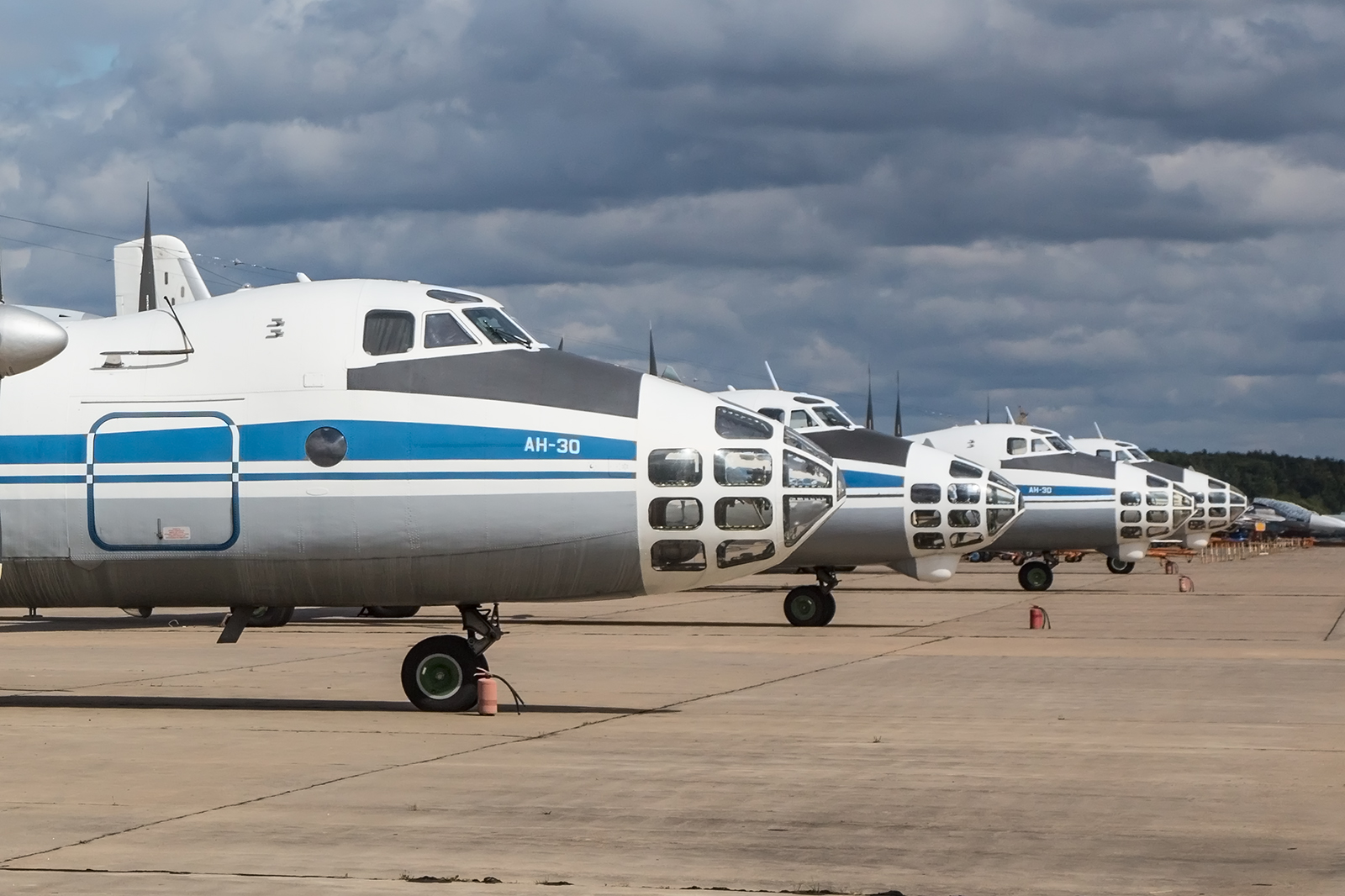 Die Rampe der An-30 für die "Open Skies"-Missionen.