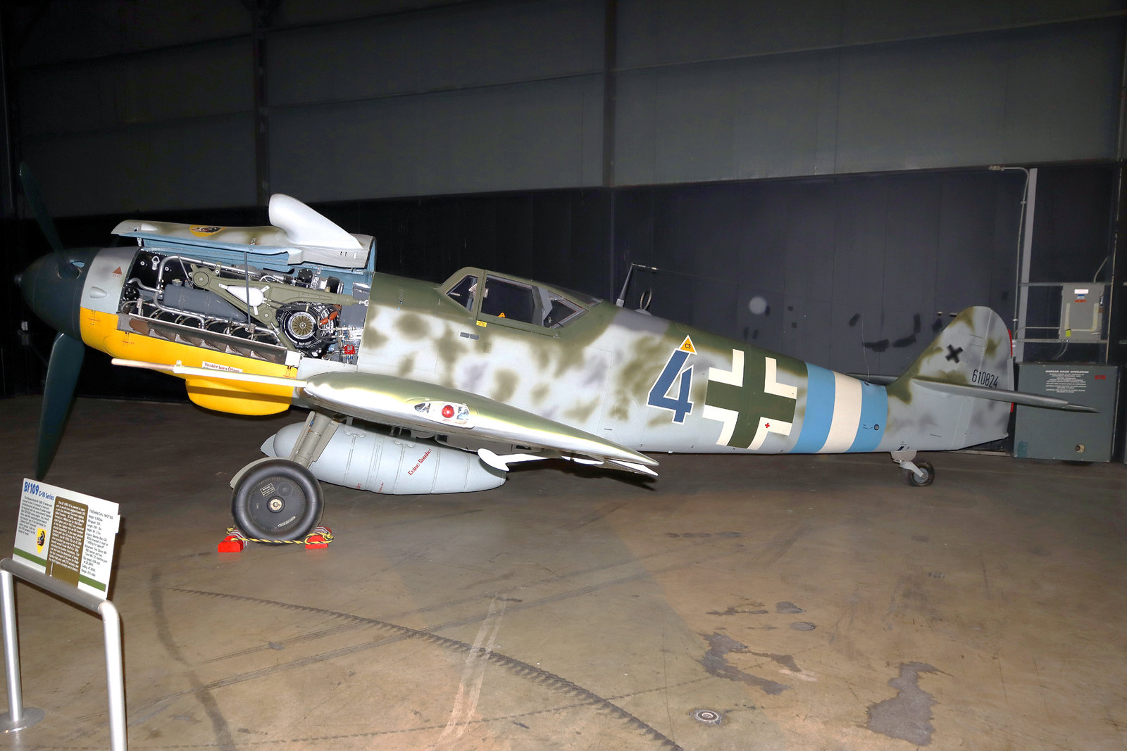 German Air Force Messerschmitt Bf 109G-10 610824