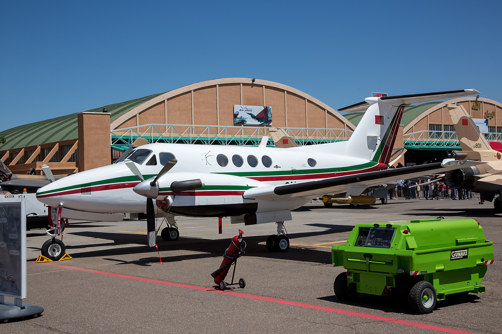 Beech King Air A100 vom Centre d´Instruction de Pilotes Transports in Kenitra.